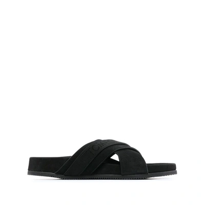 Tom Ford Crossover Logo Strap Slip In Black