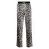 Tom Ford Logo-waist Slip-on Trousers In Neutrals/black
