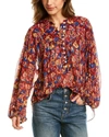 Isabel Marant Etoile Kiledia Blouse In Red