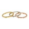 Adornia Three Band Dotted Eternity Band Set Gold In Multi
