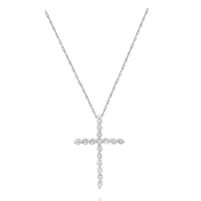 Diana M. Fine Jewelry 14k Diamond Necklace In White