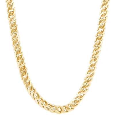 Pompeii3 Men's Cuban 14k Gold (103gram) Or Platinum (193gram) 8mm Link Chain Necklace 24" In Multi