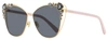 Jimmy Choo Kyla 25th Anniversary Sunglasses In Silver