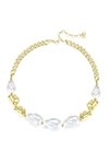 CLASSICHARMS BAROQUE PEARL STATEMENT NECKLACE
