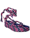 Isabel Marant Rope Strap Platform Sandals In Purple