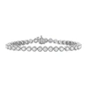Vir Jewels 4 Cttw Vs2-si1 Igi Certified Diamond Bracelet 14k White Gold Tennis Round 7 Inch In White