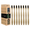 Pursonic 100% Natural Eco Bamboo Toothbrushes With Charcoal Soft Bristles (8 Pk.)