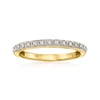 Ross-simons Diamond-accented Milgrain Ring In 18kt Gold Over Sterling In White