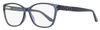 Jimmy Choo Women's Rectangular Eyeglasses Jc238 Kb7 Grey 55mm In Multi