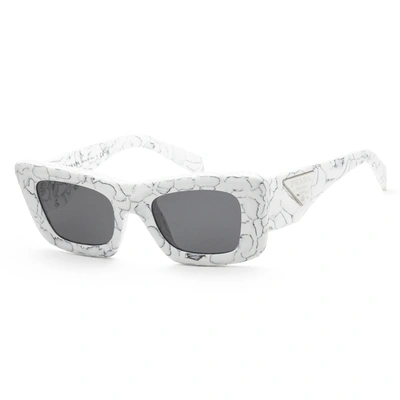 Prada Symbole Cat Eye Sunglasses, 50mm In Dark / Grey / White