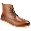 Thomas & Vine Thomas And Vine Mitchell Leather Moc Toe Ankle Boot In Green
