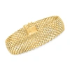 Ross-simons Italian 14kt Yellow Gold Bismark-link Bracelet In Multi