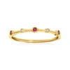 Rs Pure Ross-simons Ruby- And Diamond-accented Ring In 14kt Yellow Gold In Red