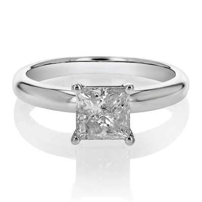 Vir Jewels 1.35 Cttw Princess Diamond Solitaire Engagement Ring 14k White Gold Prong