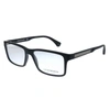 Emporio Armani Ea 3038 5063 56mm Unisex Rectangle Eyeglasses 56mm In Multi