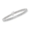 Ross-simons Diamond Tennis Bracelet In Sterling Silver In Multi