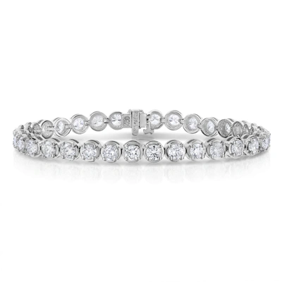 Vir Jewels 8 Cttw I1-i2 Certified Diamond Bracelet 14k White Gold K-l Tennis Round 7 Inch