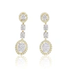 Diana M. Diamond Earrings In White