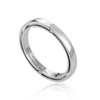 DAMIANI D. SIDE BRAD PITT PLATINUM 4-DIAMOND BAND RING