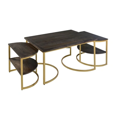 Simplie Fun Table In Metal & Wood