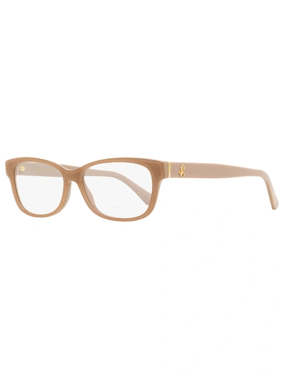 Jimmy Choo Jc278 0kon 00 Nude Glitter 54mm In Neutral