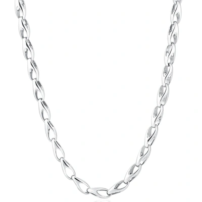 Pompeii3 Men's 14k Gold (39gram) Or Platinum (73gram) 5.5mm Link Chain Necklace 20" In Multi