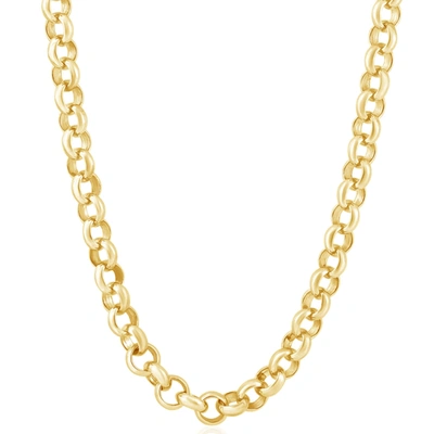 Pompeii3 Men's Rolo 14k Gold (59gram) Or Platinum (110gram) 8.5mm Link Chain Necklace 18" In Multi