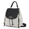 Mkf Collection By Mia K Kimberly Circular Print Backpack In Black