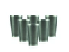 Minimal Stainless Steel Vacuum Insulated Tumbler Set Of 6 - 350 ml - Gunmetal In Multi