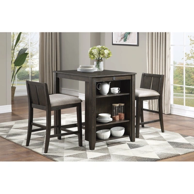 Simplie Fun Dining And Kitchen Set In Solid Wood