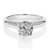 Vir Jewels 1.32 Cttw Round Diamond Solitaire Engagement Ring 14k White Gold Prong Set In White