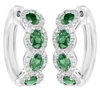 Diana M. Diamond Earrings In White