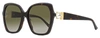 Jimmy Choo Women's Square Sunglasses Manon /g 086ha Havana 57mm In Multi