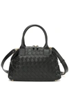TIFFANY & FRED LARGE WOVEN LEATHER SATCHEL
