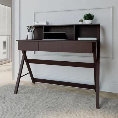 Simplie Fun Desk In Solid Wood