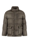 Aspesi Nylon Down Jacket In Green