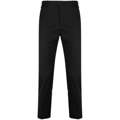 Pt01 Cotton Pants In Black