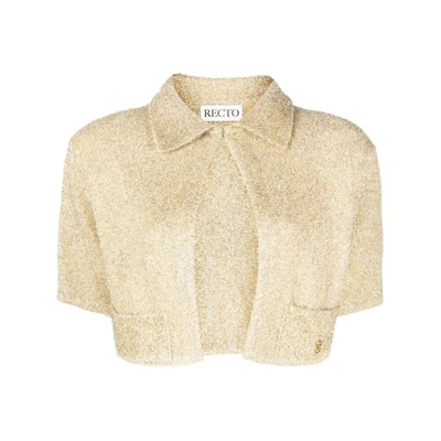 Recto Sweaters In Gold