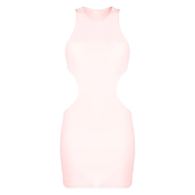 Reina Olga Sleeveless Minidress Featuring Cut-out Detailing In Pink