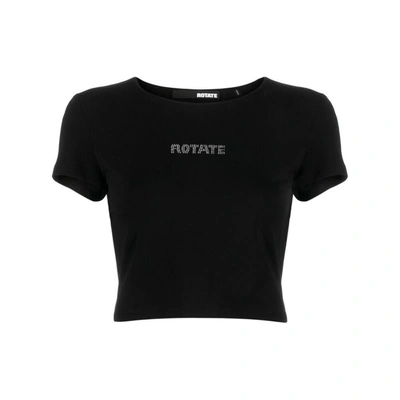 Rotate Birger Christensen T-shirt Rotate Woman Colour Black