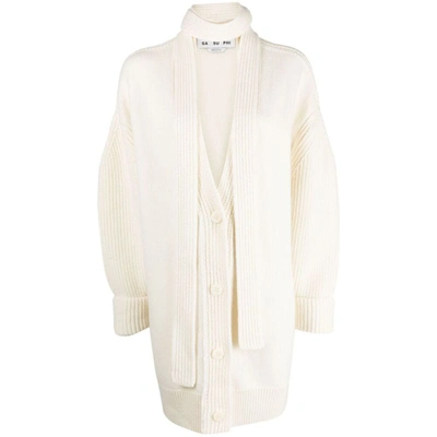 Sa Su Phi Woman Cardigan Ivory Size 6 Cashmere In White