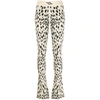 Ssheena Animal-pattern Knitted Trousers In Neutrals/black