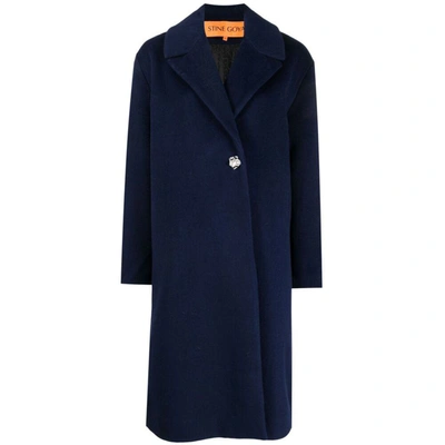 Stine Goya Coats In Blue