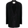 Studio Nicholson Cotton Blend Jacket In Black