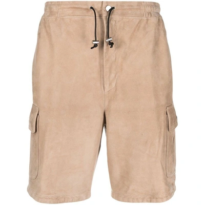 Tagliatore Drawstring-fastening Waist Shorts In Sand
