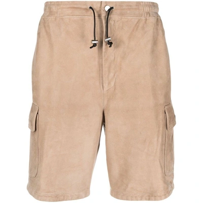 Tagliatore Drawstring-fastening Waist Shorts In Brown