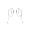 Panconesi Constellation Crystal-embellished Hoops In Silver