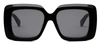 Celine Bold Three-dot Acetate Square Sunglasses In Grey