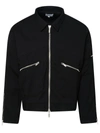 RHUDE RHUDE BLACK VISCOSE BLEND JACKET