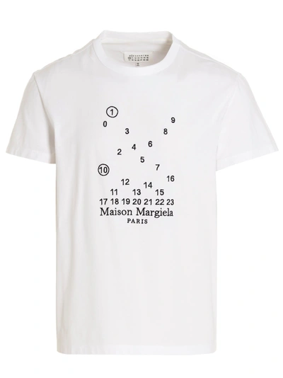 Maison Margiela Graphic-print Short-sleeve T-shirt In White
